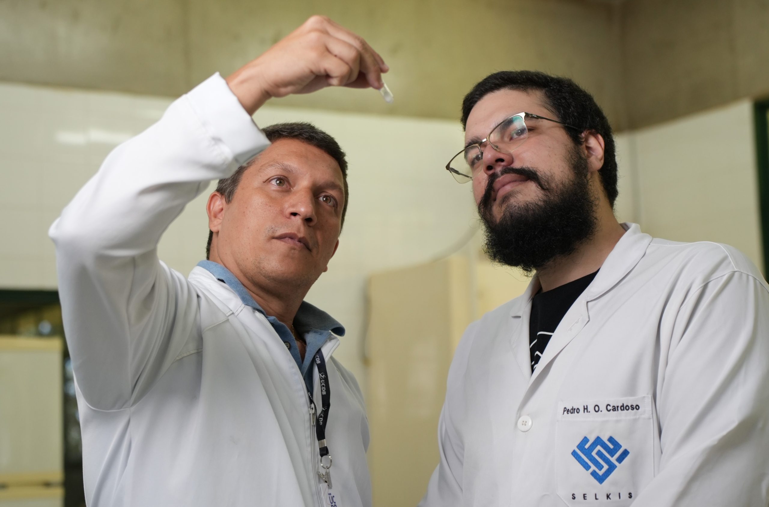 Ludovico Migliolo e Pedro Oliveira Cardoso são os sócios da empresa Selkis Biotech